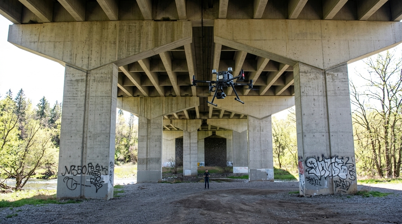Inspection de pont