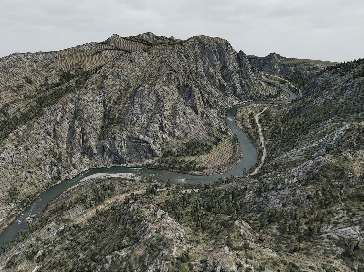 Levé LiDAR par drone: nuage de points dense pour modélisation du terrain — Antheon